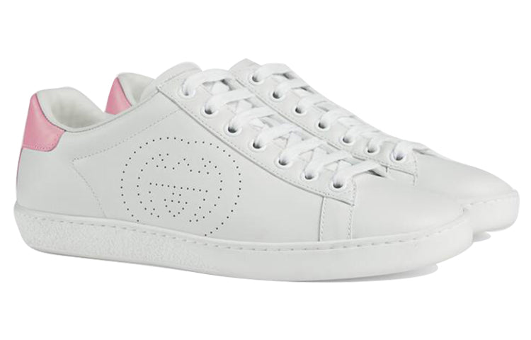 (WMNS) Gucci Ace 'Interlocking G - White Pink' 598527-AYO70-9076