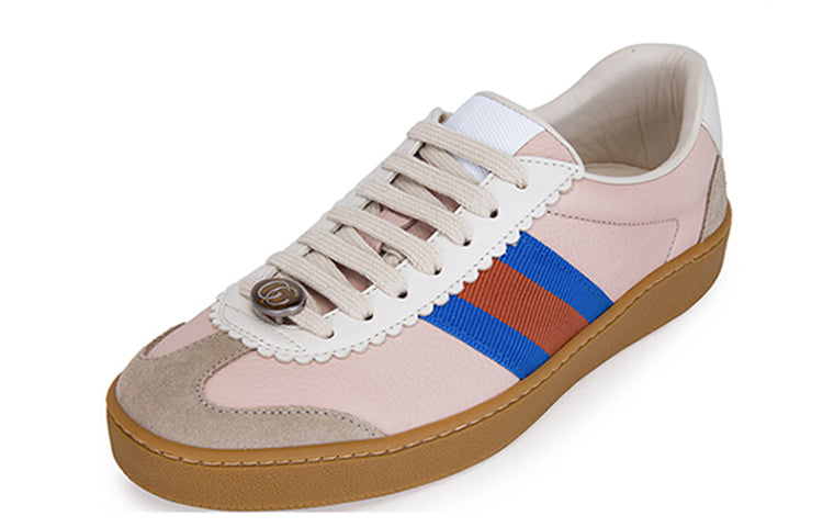 (WMNS) GUCCI G74 Web Casual Shoes Pink Blue 624484-0PV20-9561