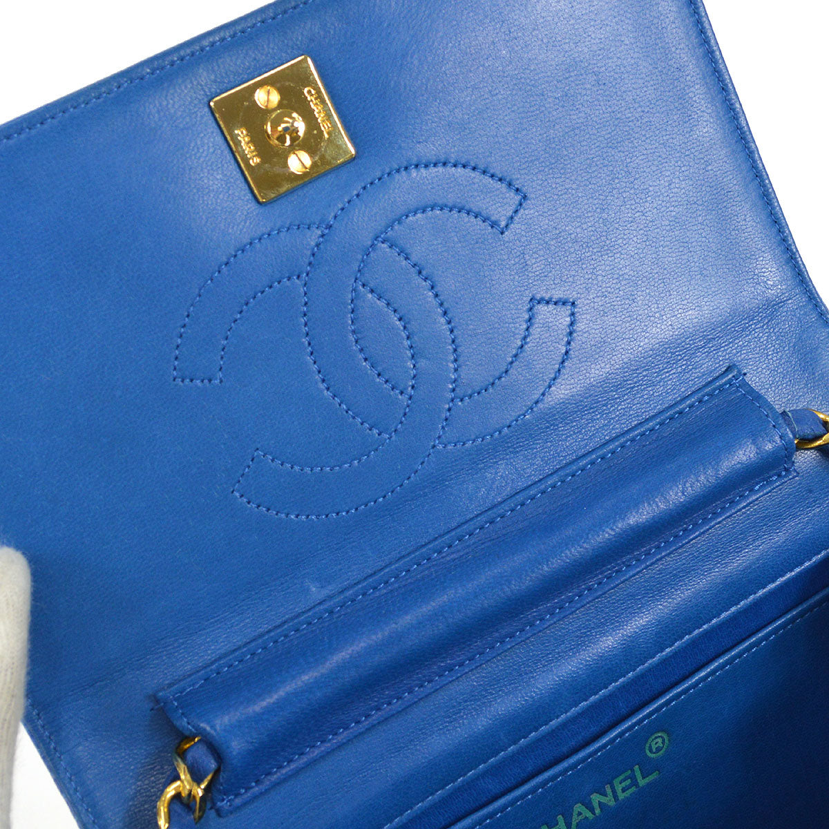 CHANEL * 1986-1988 Mini Pushlock Full Flap