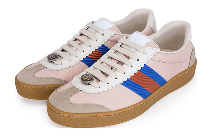 (WMNS) GUCCI G74 Web Casual Shoes Pink Blue 624484-0PV20-9561