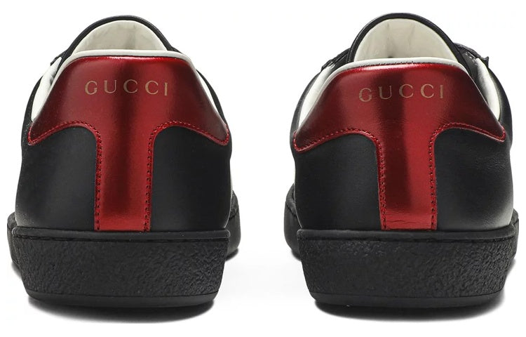 Gucci Ace Stripe Leather 'Black' 523469-0FIV0-1076