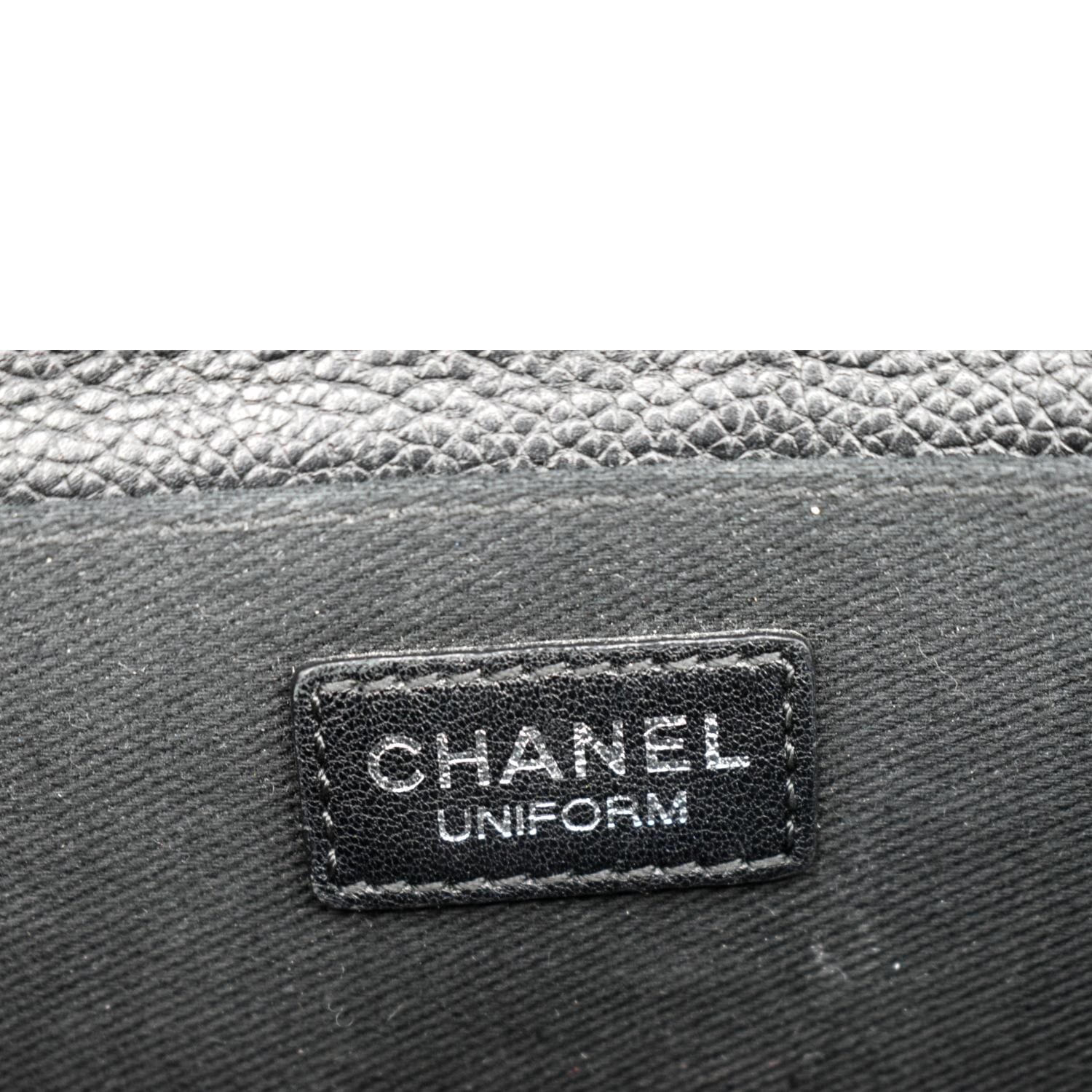 CHANEL  Reissue Flap Grained Leather Waist Belt Bag Black