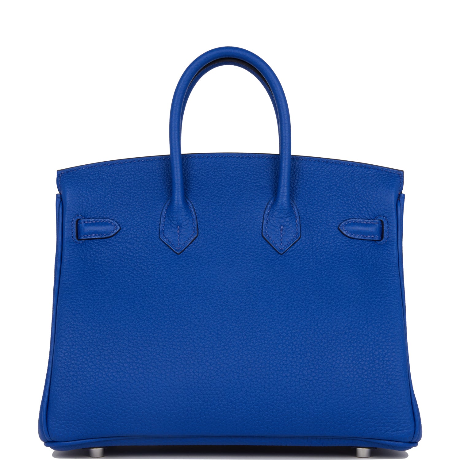 Hermes Birkin 25 Bleu Royal Verso Togo Palladium Hardware