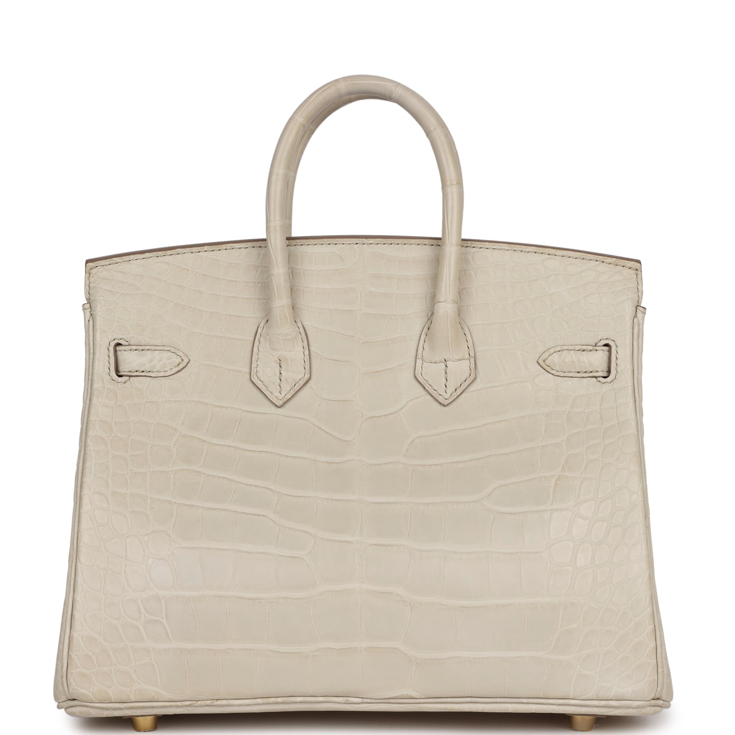 Hermes Birkin 25 Beton Matte Alligator Gold Hardware