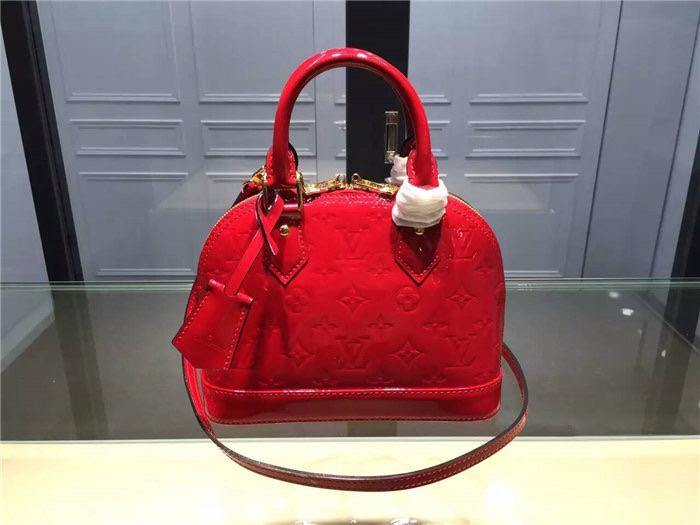 Louis Vuitton Alma BB Vernis Leather Bag